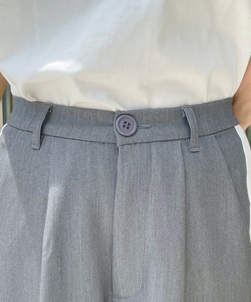 NOMAE(ノーマエ)の「タック入りラインパンツ(その他パンツ・レディース・グレー/ブラック・FREE)」の20枚目の写真