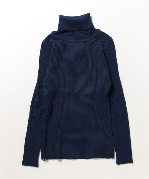 Kotoe(コトエ)の「【10色展開】 テレコリブ タートルネックレディース ニット(長袖)(ニット/セーター・レディース・イエロー/ブラウン/ブラック/アイボリー/グリーン/レッド/ネイビー/グレー/ベージュ/ホワイト・FREE)」の20枚目の写真