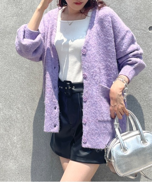 one way（ワンウェイ）の「ベルト付きレザーショートパンツ（その他パンツ・レディース・ブラック/ホワイト・FREE）」の6枚目の写真