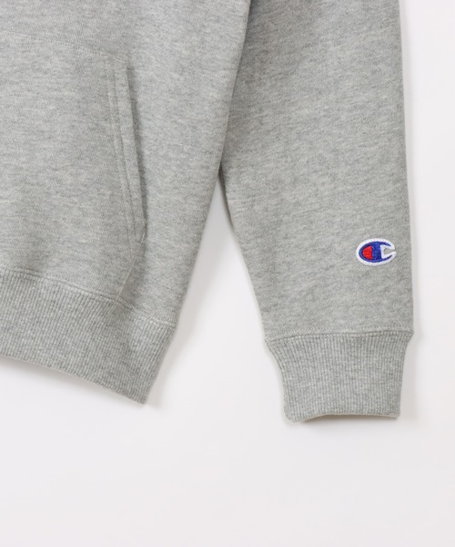 Champion(チャンピオン)の「【Champion/チャンピオン】キッズ ベーシック フーデッドスウェットシャツ(パーカー・キッズ・ダークグリーン/グレー/バーガンディー/ネイビー/オートミール/ブラック/ブルー/オレンジ系その他/ダークパープル・130/160/100/110/120/150/140)」の13枚目の写真