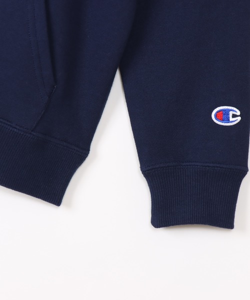 Champion(チャンピオン)の「【Champion/チャンピオン】キッズ ベーシック フーデッドスウェットシャツ(パーカー・キッズ・ダークグリーン/グレー/バーガンディー/ネイビー/オートミール/ブラック/ブルー/オレンジ系その他/ダークパープル・130/160/100/110/120/150/140)」の19枚目の写真