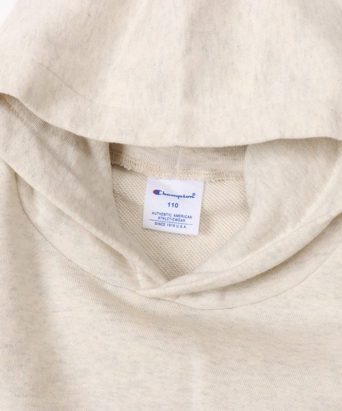 Champion(チャンピオン)の「【Champion/チャンピオン】キッズ ベーシック フーデッドスウェットシャツ(パーカー・キッズ・ダークグリーン/グレー/バーガンディー/ネイビー/オートミール/ブラック/ブルー/オレンジ系その他/ダークパープル・130/160/100/110/120/150/140)」の18枚目の写真