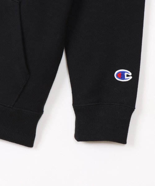 Champion(チャンピオン)の「【Champion/チャンピオン】キッズ ベーシック フーデッドスウェットシャツ(パーカー・キッズ・ダークグリーン/グレー/バーガンディー/ネイビー/オートミール/ブラック/ブルー/オレンジ系その他/ダークパープル・130/160/100/110/120/150/140)」の12枚目の写真