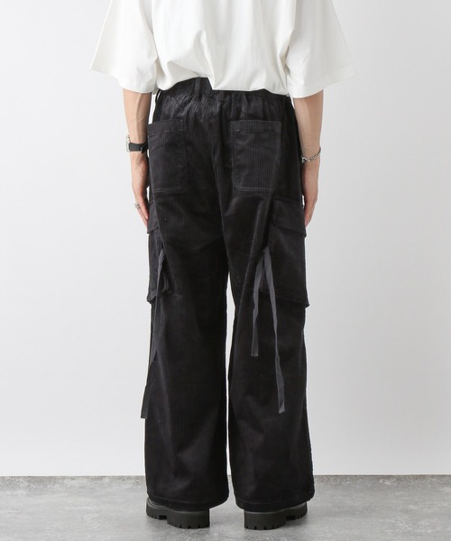 RAGEBLUE（レイジブルー）の「Corduroy wide straight cargo pants/コーデュロイワイドストレートカーゴパンツ/パラシュートパンツ（カーゴパンツ・メンズ・ブラウン系その他/カーキ/ブラウン/ブラック・SMALL/MEDIUM/LARGE）」の19枚目の写真