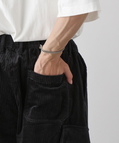 RAGEBLUE（レイジブルー）の「Corduroy wide straight cargo pants/コーデュロイワイドストレートカーゴパンツ/パラシュートパンツ（カーゴパンツ・メンズ・ブラウン系その他/カーキ/ブラウン/ブラック・SMALL/MEDIUM/LARGE）」の5枚目の写真
