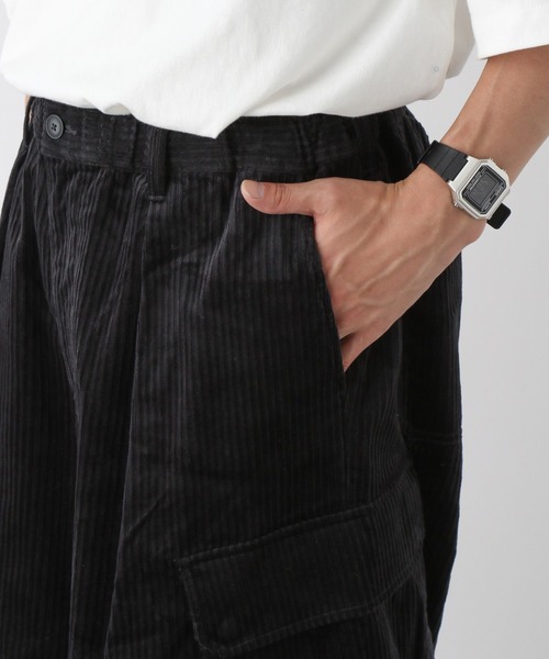 RAGEBLUE（レイジブルー）の「Corduroy wide straight cargo pants/コーデュロイワイドストレートカーゴパンツ/パラシュートパンツ（カーゴパンツ・メンズ・ブラウン系その他/カーキ/ブラウン/ブラック・SMALL/MEDIUM/LARGE）」の16枚目の写真
