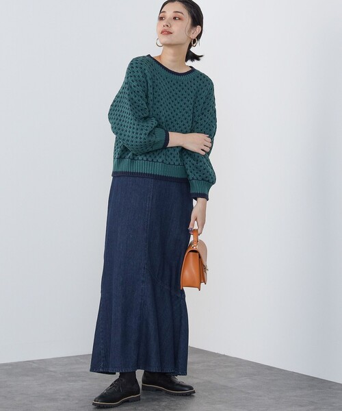 BEAMS HEART / ドット柄 ジャカード ニット（ニット/セーター）｜BEAMS HEART（ビームスハート）