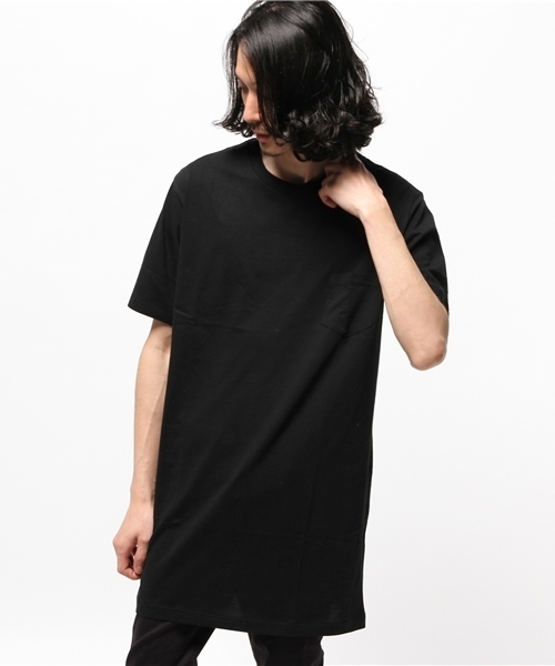 MID by MIDWEST（ミッド バイ ミッドウエスト）の「MID by MIDWEST ロングハイゲージ天竺Tシャツ（Tシャツ/カットソー・メンズ・ホワイト/ブラック・FREE）」の2枚目の写真