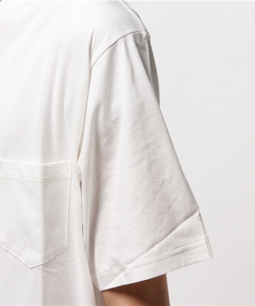 MID by MIDWEST（ミッド バイ ミッドウエスト）の「MID by MIDWEST ロングハイゲージ天竺Tシャツ（Tシャツ/カットソー・メンズ・ホワイト/ブラック・FREE）」の6枚目の写真