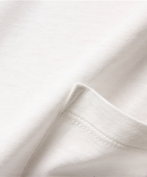 MID by MIDWEST（ミッド バイ ミッドウエスト）の「MID by MIDWEST ロングハイゲージ天竺Tシャツ（Tシャツ/カットソー・メンズ・ホワイト/ブラック・FREE）」の9枚目の写真