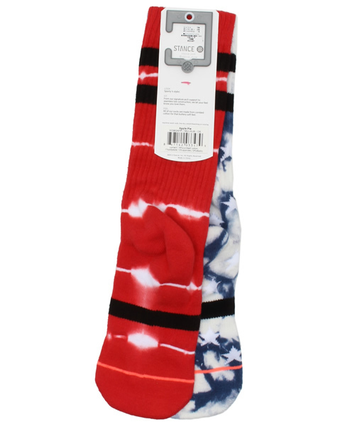 STANCE（スタンス）の「ウィメンズ スタンスソックス 左右非対称 STANCE WMNS APPLE PIE（ソックス/靴下・レディース・マルチ・SMALL）」の3枚目の写真
