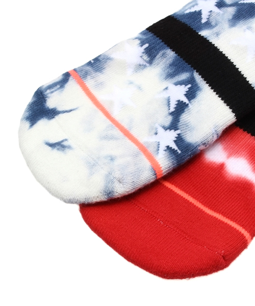 STANCE（スタンス）の「ウィメンズ スタンスソックス 左右非対称 STANCE WMNS APPLE PIE（ソックス/靴下・レディース・マルチ・SMALL）」の5枚目の写真