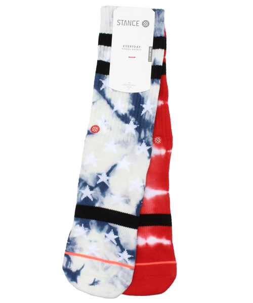 STANCE（スタンス）の「ウィメンズ スタンスソックス 左右非対称 STANCE WMNS APPLE PIE（ソックス/靴下・レディース・マルチ・SMALL）」の2枚目の写真