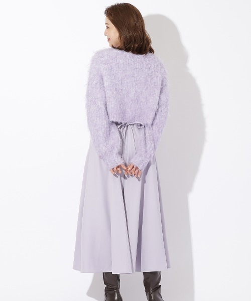 アンドクチュール　ワンピース　アンサンブル AND COUTURE（アンドクチュール）の「モヘアカーデアンサンブル