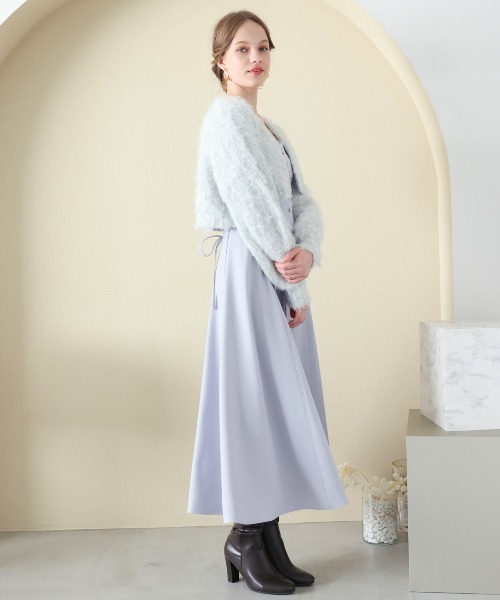 アンドクチュール　ワンピース　アンサンブル AND COUTURE（アンドクチュール）の「モヘアカーデアンサンブル