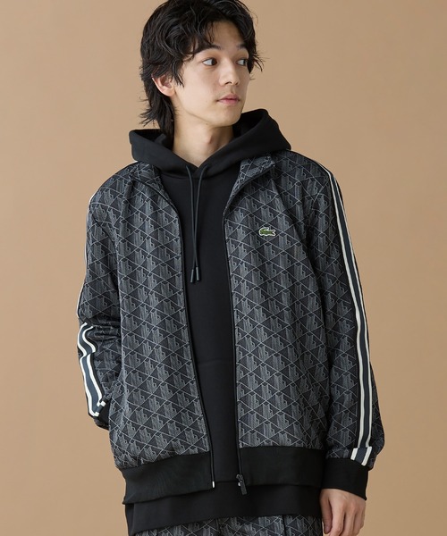 LACOSTE モノグラム　ジャージ 楽天市場】ラコステ モノグラム ジャカード トラックジャケット