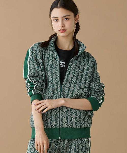 モノグラムジャカードトラックジャケット 【セットアップ対応