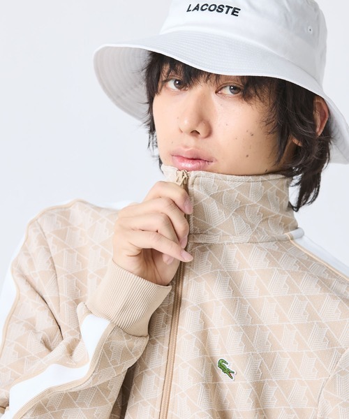 LACOSTE ラコステ　トラックジャケット モノグラムジャカードトラックジャケット 【セットアップ対応
