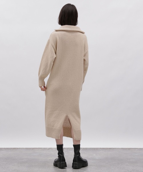 LAKOLE（ラコレ）の「ハーフジップニットワンピース / 982203