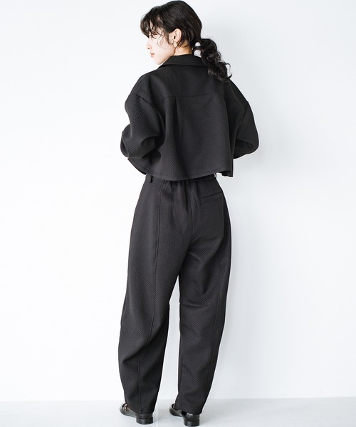 haco!(ハコ)の「洗濯機洗いOK!セットアップにもなるシャツジャケット〈日々グッジョ部’s idea〉(その他アウター・レディース・ブラック・SMALL/MEDIUM/LARGE/X-LARGE)」の16枚目の写真