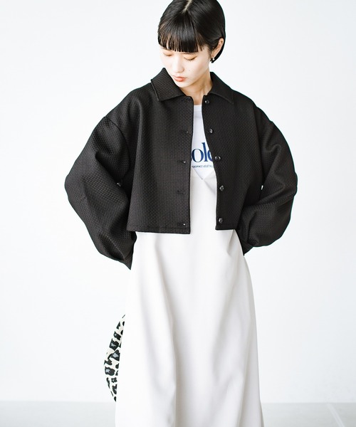 haco!(ハコ)の「洗濯機洗いOK!セットアップにもなるシャツジャケット〈日々グッジョ部’s idea〉(その他アウター・レディース・ブラック・SMALL/MEDIUM/LARGE/X-LARGE)」の11枚目の写真