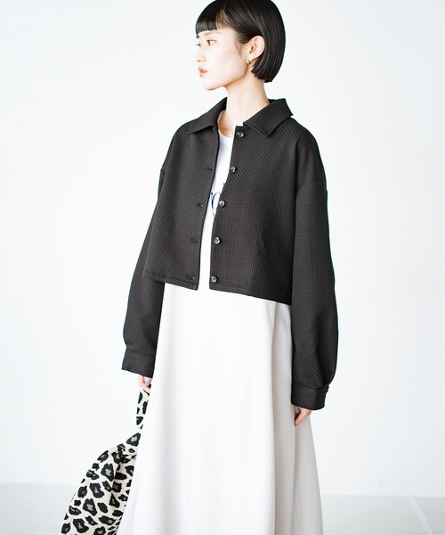 haco!(ハコ)の「洗濯機洗いOK!セットアップにもなるシャツジャケット〈日々グッジョ部’s idea〉(その他アウター・レディース・ブラック・SMALL/MEDIUM/LARGE/X-LARGE)」の12枚目の写真