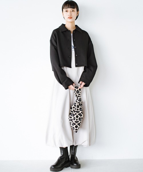 haco!(ハコ)の「洗濯機洗いOK!セットアップにもなるシャツジャケット〈日々グッジョ部’s idea〉(その他アウター・レディース・ブラック・SMALL/MEDIUM/LARGE/X-LARGE)」の20枚目の写真