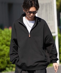 PUBLUX | PUBLUX/パブリュクス スーパービッグハーフジップ裏起毛スウェット(限定展開)(スウェット)