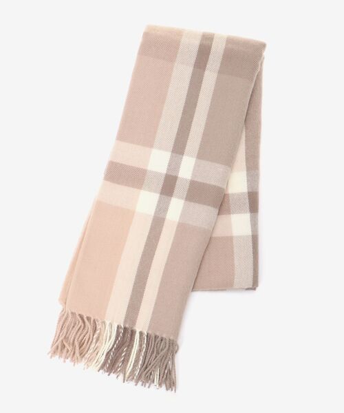 MAJESTIC LEGON（マジェスティックレゴン）の「アソートチェックマフラー（マフラー・レディース・ブラウン系その他2/ブラック系その他/ベージュ系その他2・FREE）」の16枚目の写真