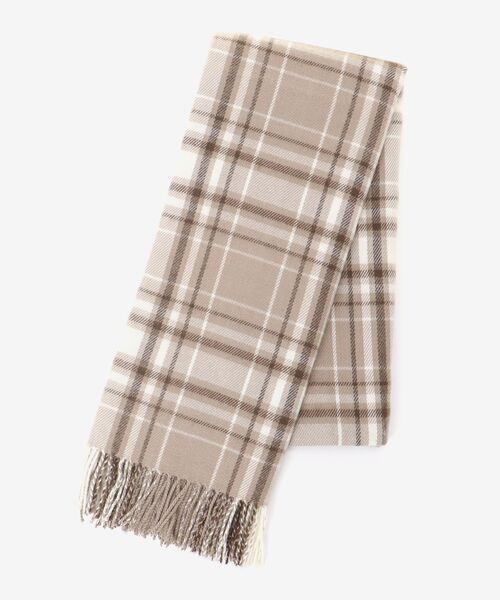 MAJESTIC LEGON（マジェスティックレゴン）の「アソートチェックマフラー（マフラー・レディース・ブラウン系その他2/ブラック系その他/ベージュ系その他2・FREE）」の17枚目の写真