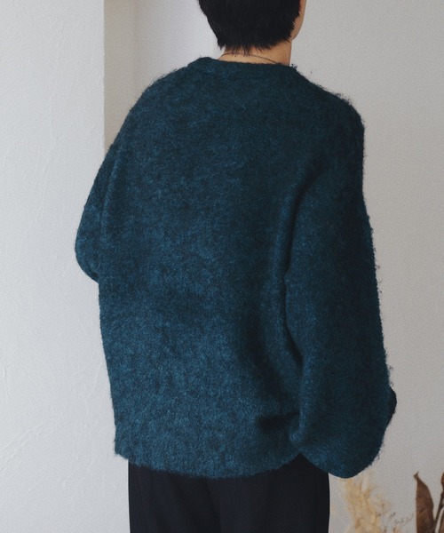 epnok(エプノック)の「ブークレメランジルーズニット(ニット/セーター・メンズ・ブラウン/ブルー/カーキ・LARGE/MEDIUM/SMALL)」の18枚目の写真