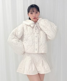 Honey Cinnamon | リボンキルティング中綿ジャケット(その他アウター)