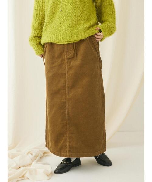 CRAFT STANDARD BOUTIQUE(クラフトスタンダードブティック)の「コーデュロイ2WAYサロペットスカート(スカート・レディース・ネイビー/キャメル・L/M)」の9枚目の写真