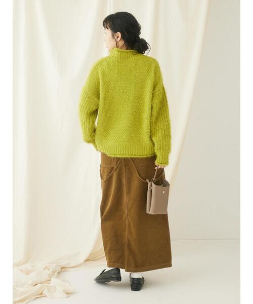 CRAFT STANDARD BOUTIQUE(クラフトスタンダードブティック)の「コーデュロイ2WAYサロペットスカート(スカート・レディース・ネイビー/キャメル・L/M)」の16枚目の写真