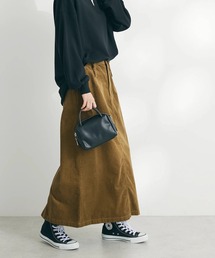 コーデュロイ2WAYサロペットスカート