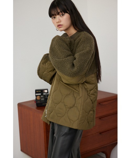 セール】スウィッチングボアブルゾン（ブルゾン）｜AZUL BY MOUSSY