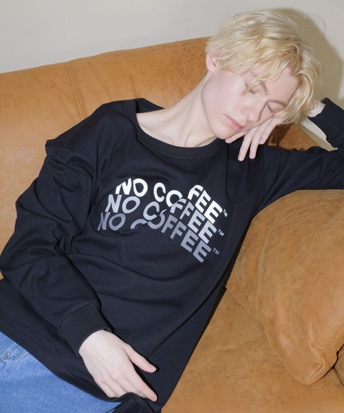 セール】NO COFFEE FTL gradationlogo ロングスリーブ tee / コラボ
