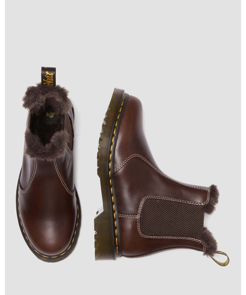 【Dr. Martens】2976 LEONORE ファー レザー チェルシーブーツ Amazon.com: Dr. Martens Women's Leonore Burnished Wyoming