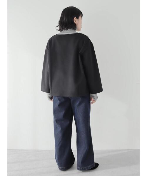 CRAFT STANDARD BOUTIQUE（クラフトスタンダードブティック）の「圧縮ニットソープルオーバー（ニット/セーター・レディース・ブラウン/ベージュ/ブラック・FREE）」の20枚目の写真