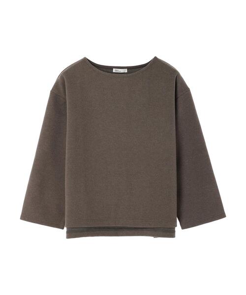 CRAFT STANDARD BOUTIQUE（クラフトスタンダードブティック）の「圧縮ニットソープルオーバー（ニット/セーター・レディース・ブラウン/ベージュ/ブラック・FREE）」の7枚目の写真