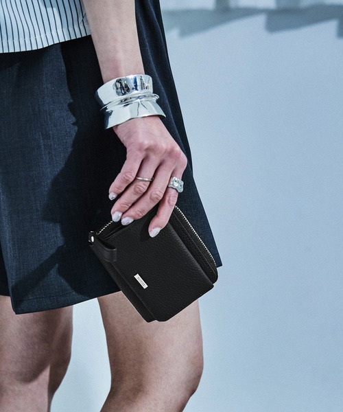 BARCOS（バルコス）の「【BARCOS/バルコス】シュリンクレザー蛇腹ミニウォレット ミニ財布 レディース（財布・レディース・ライトグリーン/アイボリー/ブラック/ボルドー/ブルー/グリーン/ピンク/ベージュ系その他・ONE SIZE）」の9枚目の写真