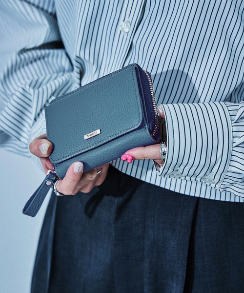 BARCOS（バルコス）の「【BARCOS/バルコス】シュリンクレザー蛇腹ミニウォレット ミニ財布 レディース（財布・レディース・ライトグリーン/アイボリー/ブラック/ボルドー/ブルー/グリーン/ピンク/ベージュ系その他・ONE SIZE）」の13枚目の写真