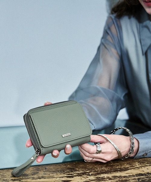 BARCOS（バルコス）の「【BARCOS/バルコス】シュリンクレザー蛇腹ミニウォレット ミニ財布 レディース（財布・レディース・ライトグリーン/アイボリー/ブラック/ボルドー/ブルー/グリーン/ピンク/ベージュ系その他・ONE SIZE）」の19枚目の写真