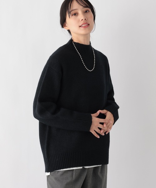 GLOBAL WORK(グローバルワーク)の「フワフワHug meラメプルオーバー/986199(ニット/セーター・レディース・ブルー/ブラック/グレイッシュベージュ・MEDIUM/LARGE)」の14枚目の写真