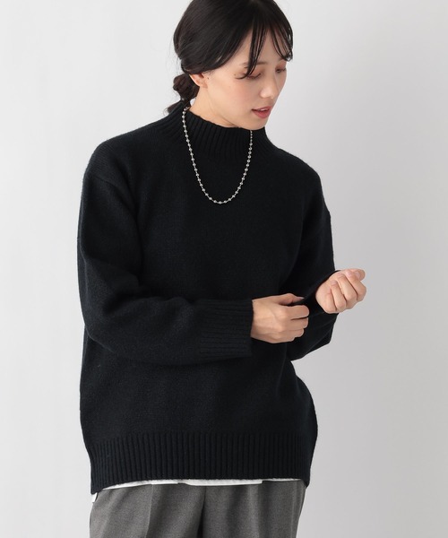 GLOBAL WORK(グローバルワーク)の「フワフワHug meラメプルオーバー/986199(ニット/セーター・レディース・ブルー/ブラック/グレイッシュベージュ・MEDIUM/LARGE)」の15枚目の写真