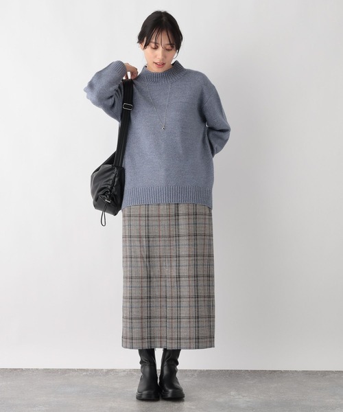 GLOBAL WORK(グローバルワーク)の「フワフワHug meラメプルオーバー/986199(ニット/セーター・レディース・ブルー/ブラック/グレイッシュベージュ・MEDIUM/LARGE)」の21枚目の写真
