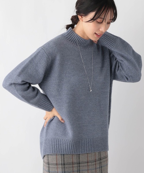 GLOBAL WORK(グローバルワーク)の「フワフワHug meラメプルオーバー/986199(ニット/セーター・レディース・ブルー/ブラック/グレイッシュベージュ・MEDIUM/LARGE)」の22枚目の写真