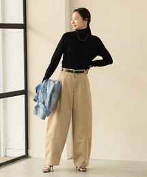 現行25SS ジャーナルスタンダード コクーンパンツ　ブロッキング 現行25SS ジャーナルスタンダード コクーンパンツ ブロッキング