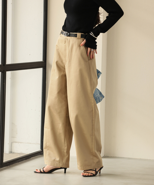 JOURNAL STANDARD(ジャーナルスタンダード)の「TCチノコクーンパンツ(チノパンツ・レディース・アイボリー/ベージュ・36/38)」の15枚目の写真