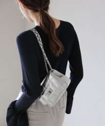 【MILOS/ミロス】別注スクエアキルトショルダーBAG